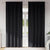 Blackout Curtains with Curtains Black Polyester