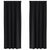Blackout Curtains with Curtains Black Polyester