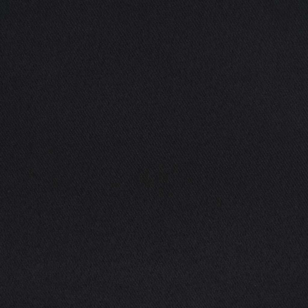 Blackout Curtains with Rings Black Polyester