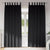 Blackout Curtains with Curtains Black Polyester