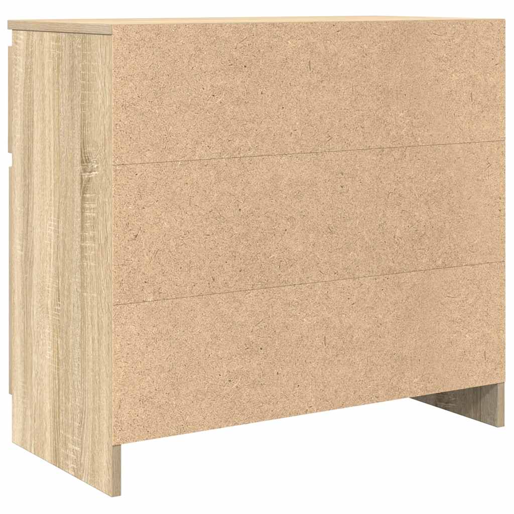 Sideboard with Drawer Sonoma Oak 71x35x65 cm Engineered Wood