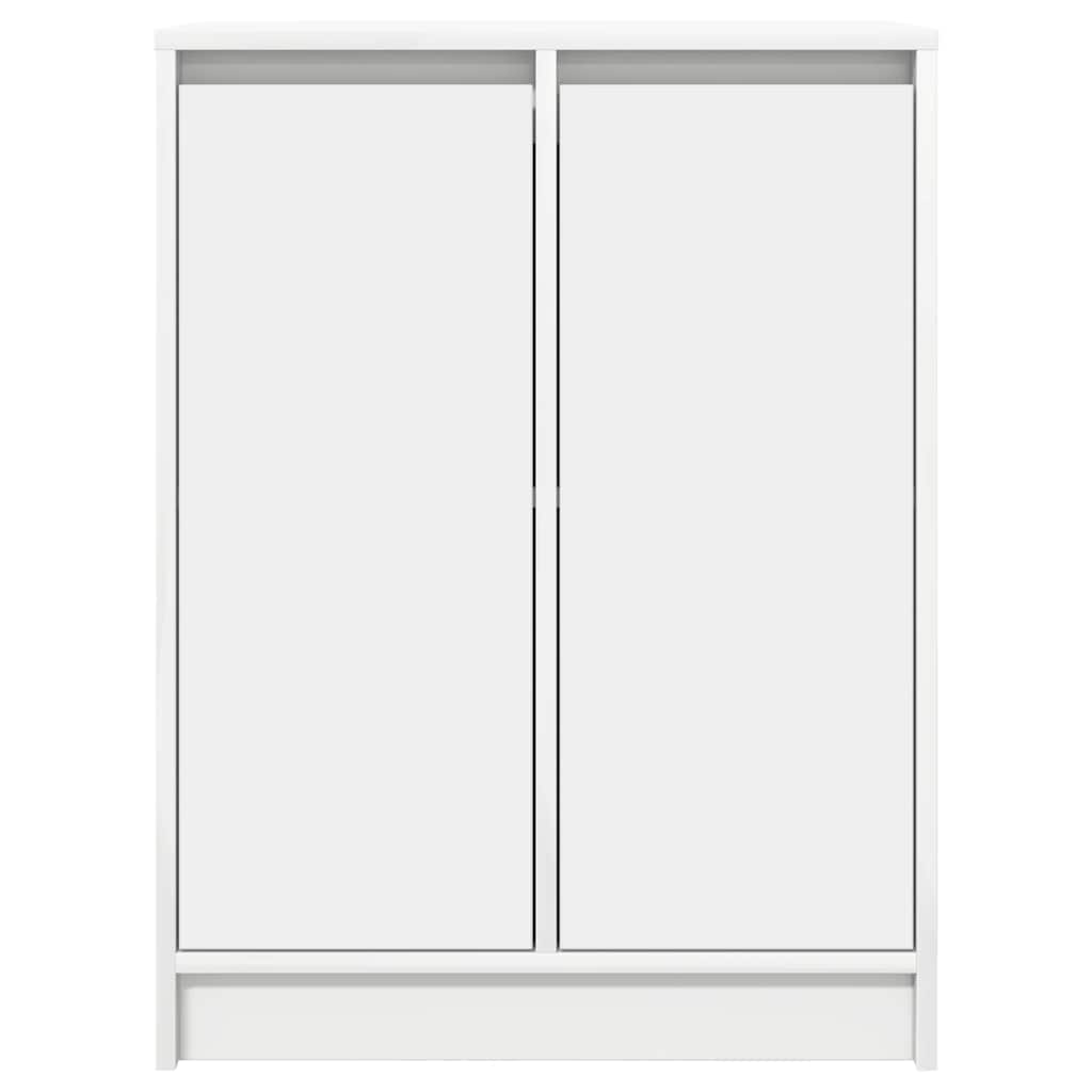 Sideboard White 57x34x76 cm Engineered Wood