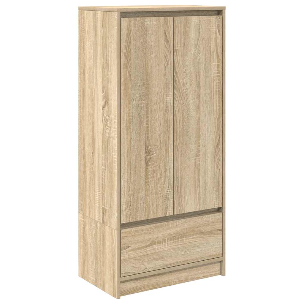 Cabinet with Drawer Sonoma Oak 55.5x34x119.5 cm Engineered Wood