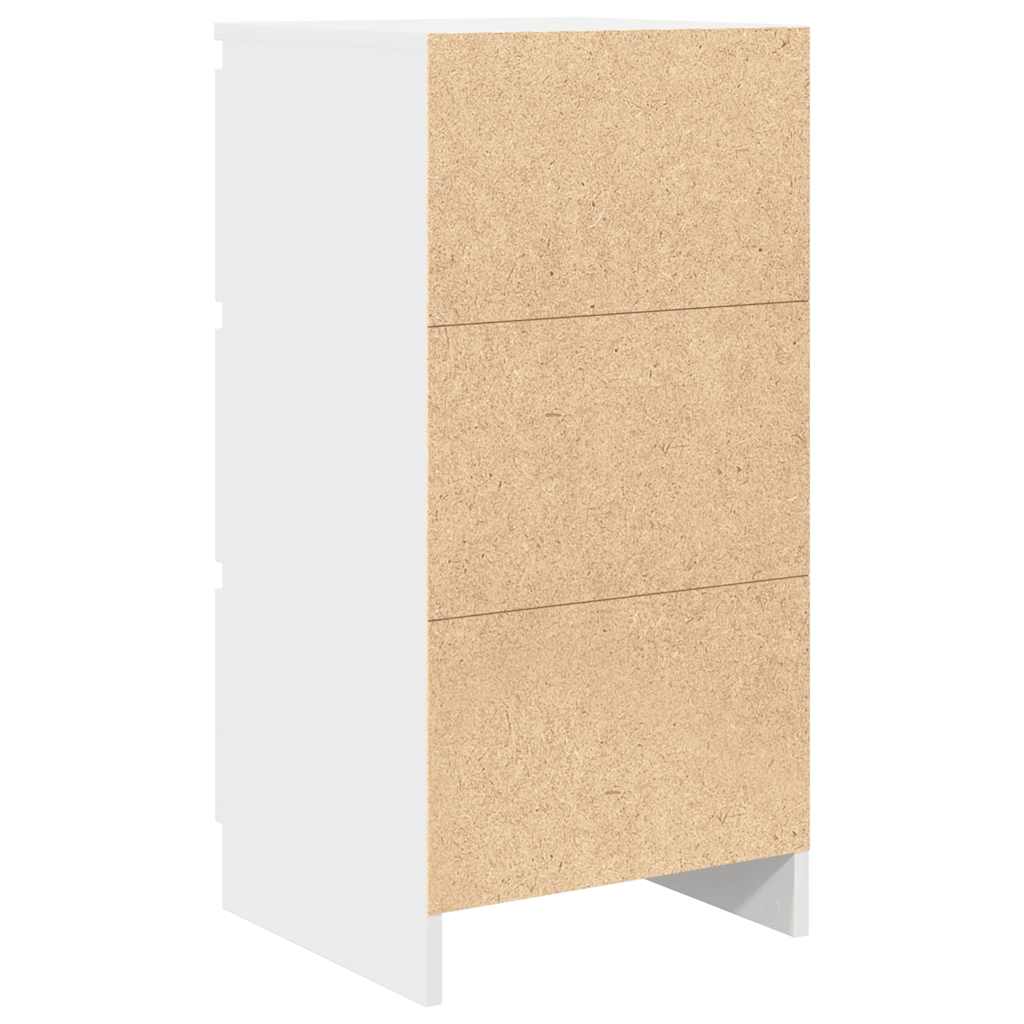 Sideboard White 37.5x35x76 cm Engineered Wood
