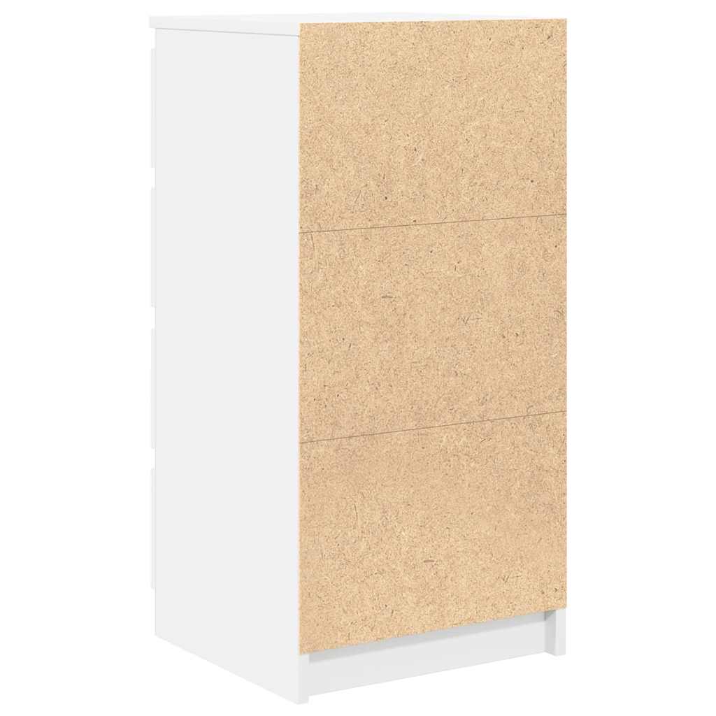 Sideboard White 37.5x35x76 cm Engineered Wood