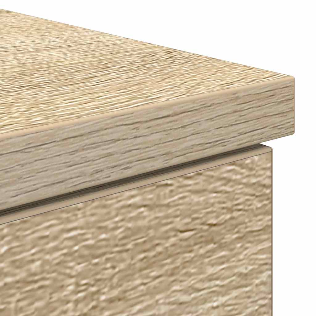 Desk Sonoma Oak 86x49x76 cm Engineered Wood