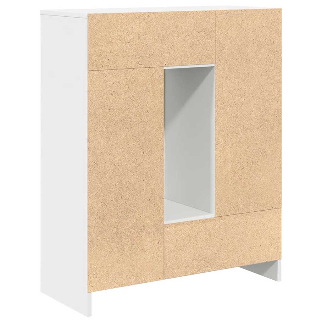 Sideboard with Drawers and Doors White 73x31x90 cm