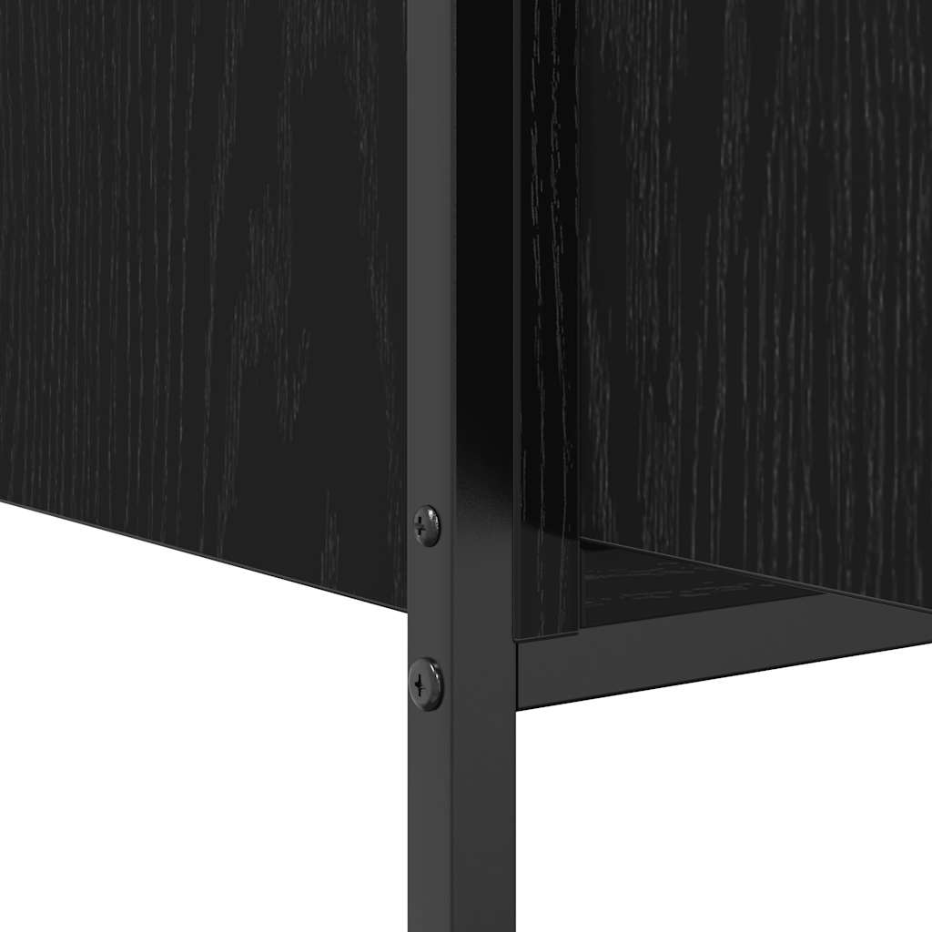 Bathroom Basin Cabinet Black 60x34.5x60 cm