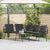 Sofa with Cushion Grey 61.5 x 123 x 82cm Metal