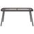 Coffee Table Black 90 x 45 x 43 cm Poly Rattan and glass