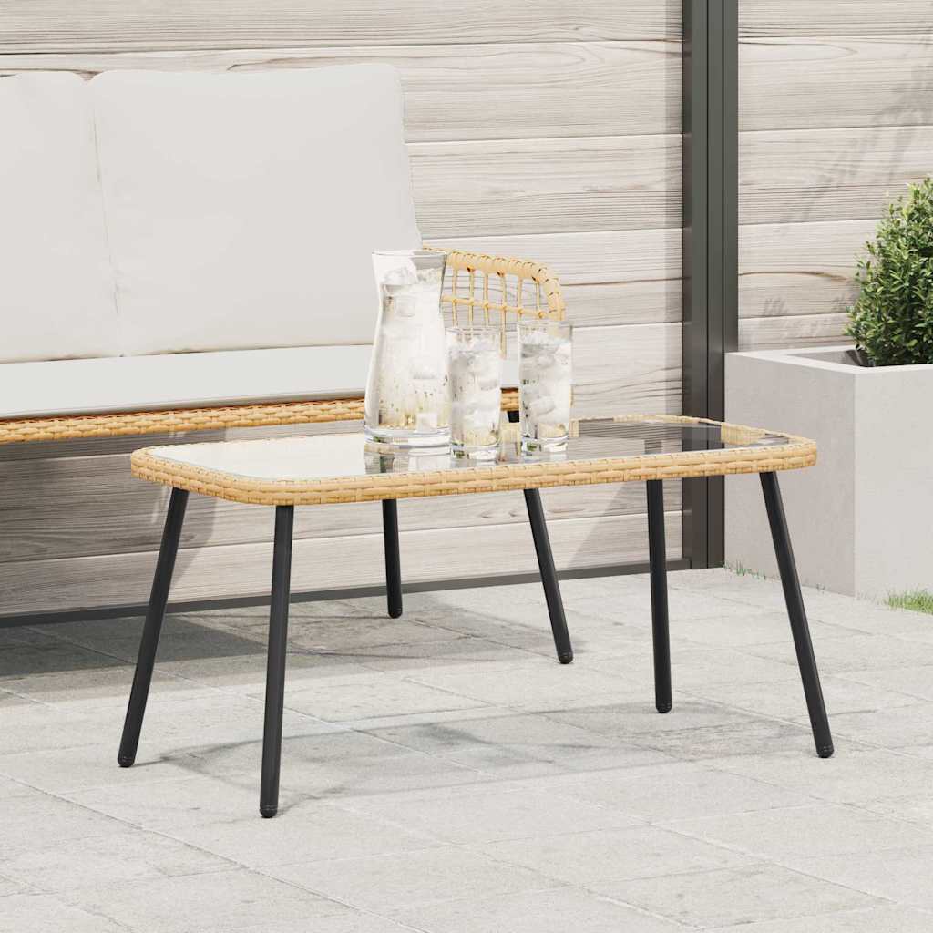 Coffee Table Brown and Black 90 x 45 x 43 cm