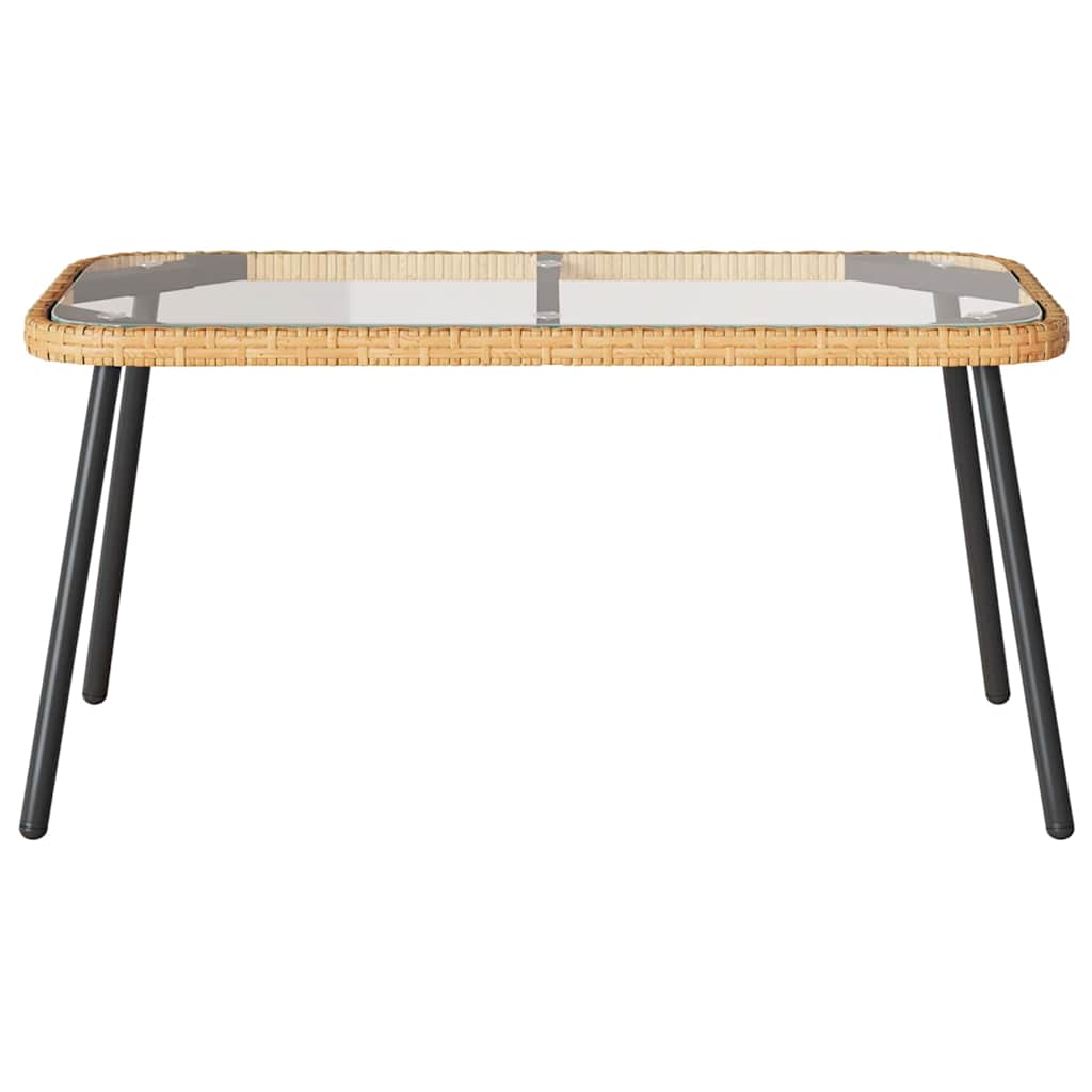 Coffee Table Brown and Black 90 x 45 x 43 cm