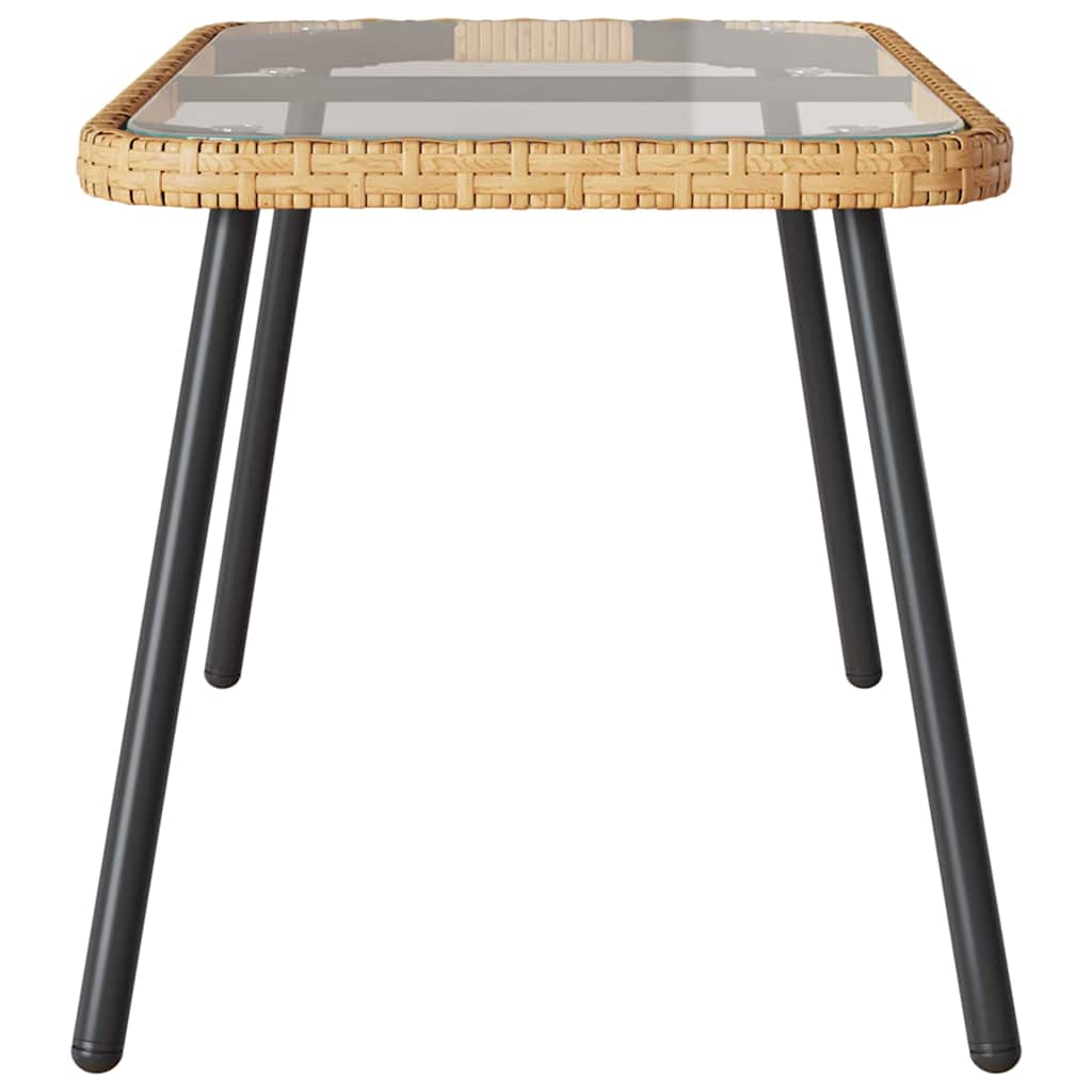 Coffee Table Brown and Black 90 x 45 x 43 cm