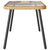 Coffee Table Brown and Black 90 x 45 x 43 cm