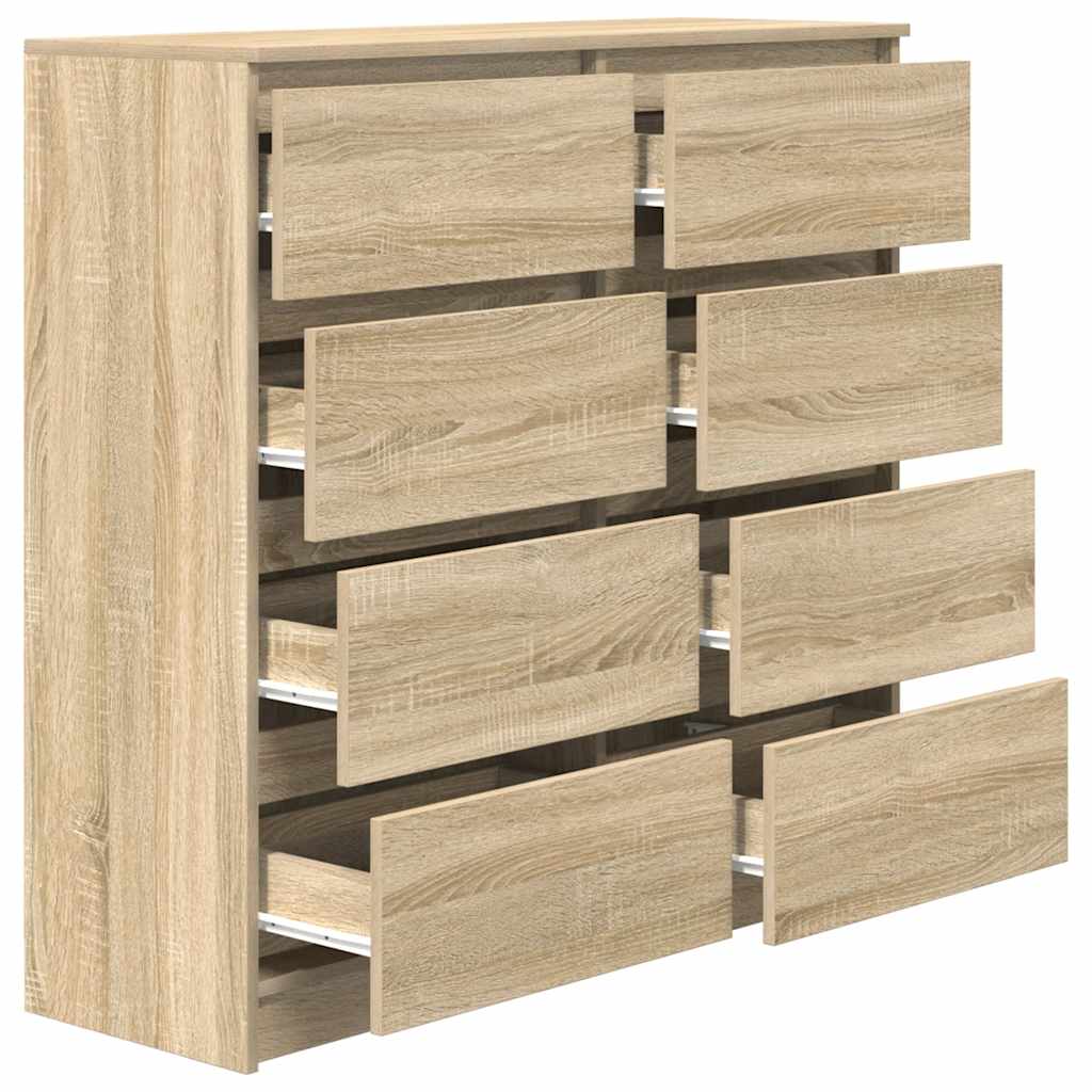 Sideboard Sonoma Oak 100x35x99 cm Engineered Wood
