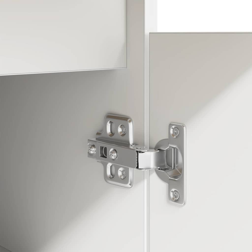 Desk with Drawer White 140 x 49 x 76 cm Engineered wood