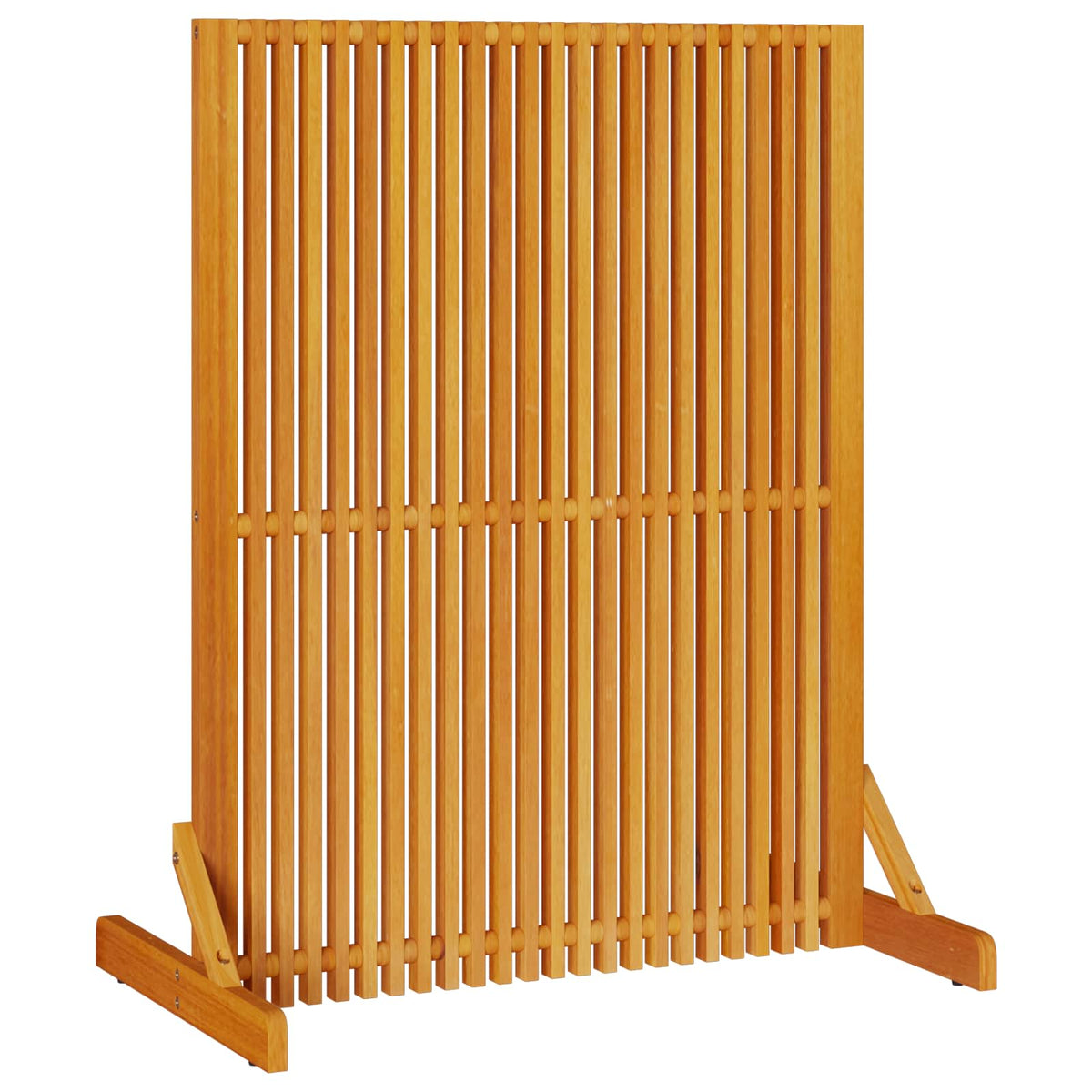 Privacy Screen Brown 79,5 x 50 x 110 cm Solid Acacia Wood