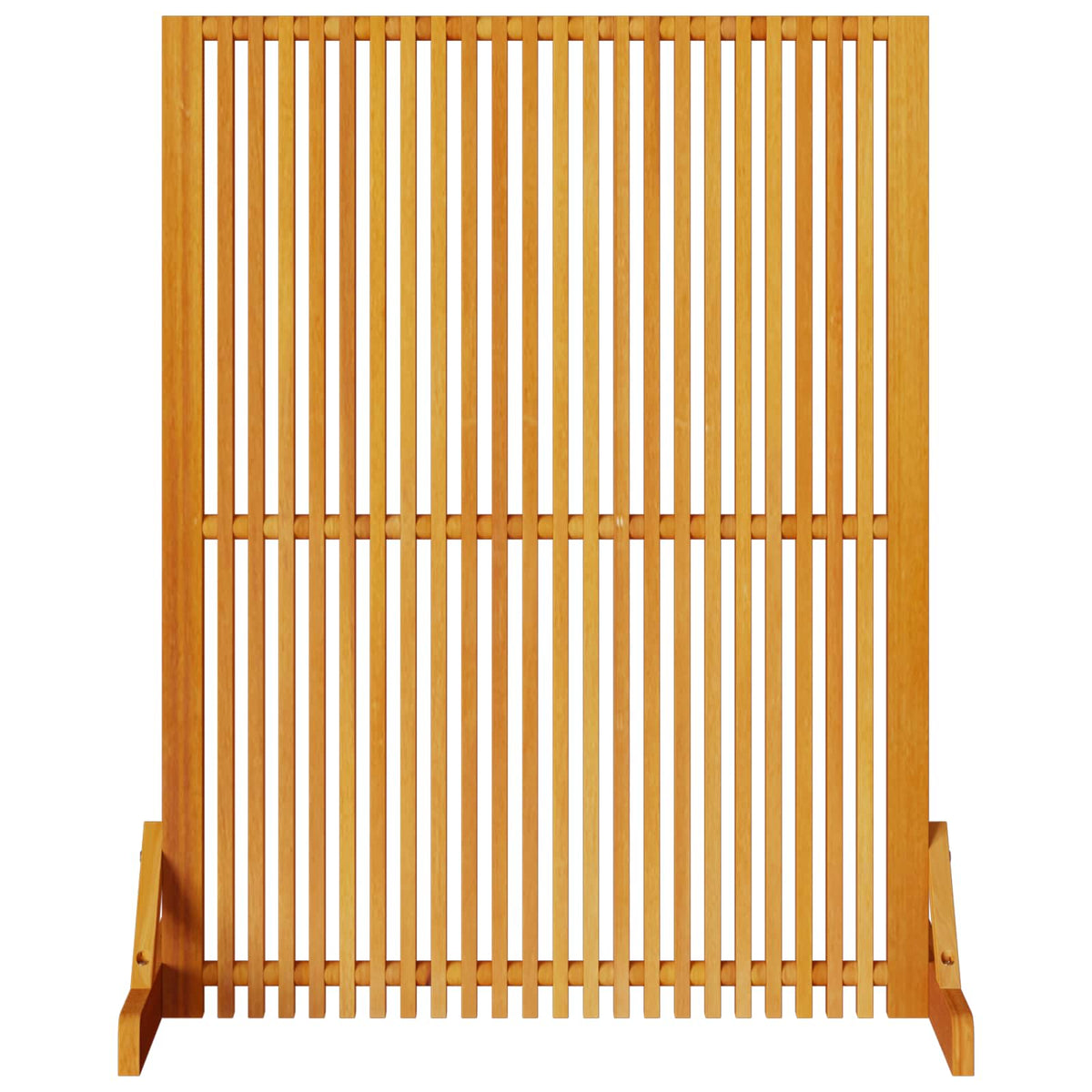 Privacy Screen Brown 79,5 x 50 x 110 cm Solid Acacia Wood