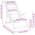 Folding Beach Chair with Armrests Black Acacia Wood & Textilene