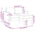 2-Seater Sofa with Chaise L-shaped Black 125 cm Velvet