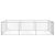Outdoor Dog Kennel with Door 2x4x1 m Galvanised Steel