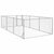 Outdoor Dog Kennel with Door 2x4x1 m Galvanised Steel