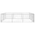 Outdoor Dog Kennel with Door 3x4x1 m Galvanised Steel