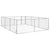Outdoor Dog Kennel with Door 3x4x1 m Galvanised Steel