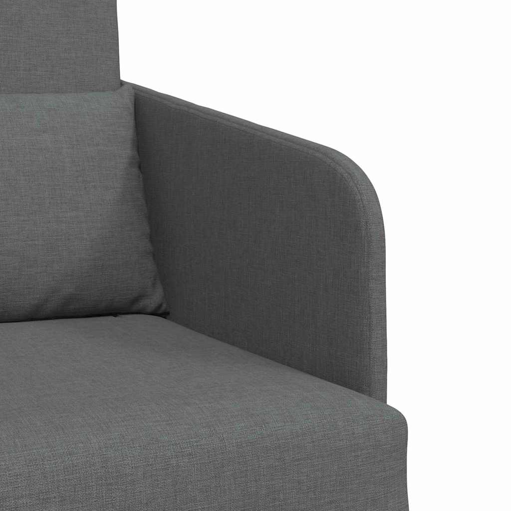 Sofa Bed Dark grey 65 x 80 x 83 cm Fabric