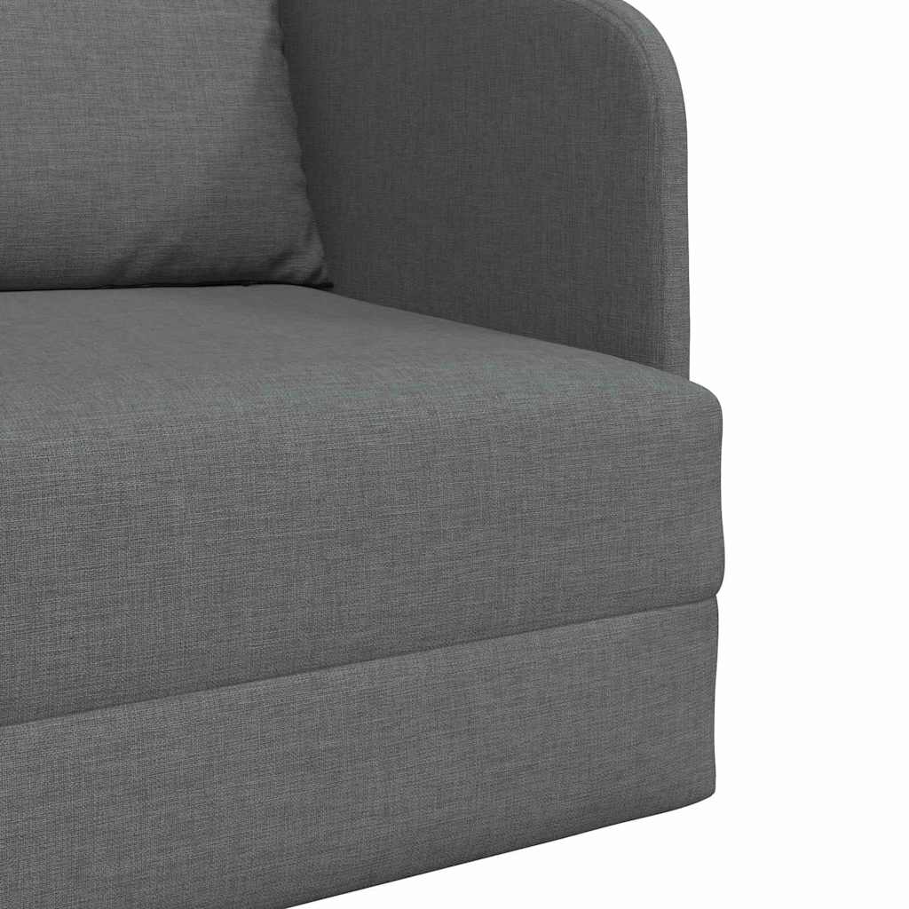 Sofa Bed Dark grey 65 x 80 x 83 cm Fabric