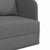 Sofa Bed Dark grey 65 x 80 x 83 cm Fabric