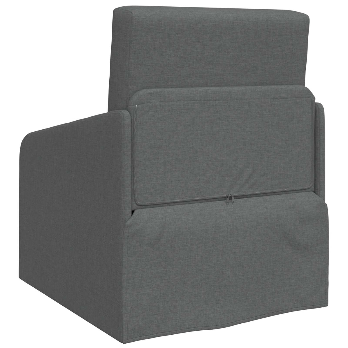 Sofa Bed Dark Grey 65 x 80 x 83 cm Fabric