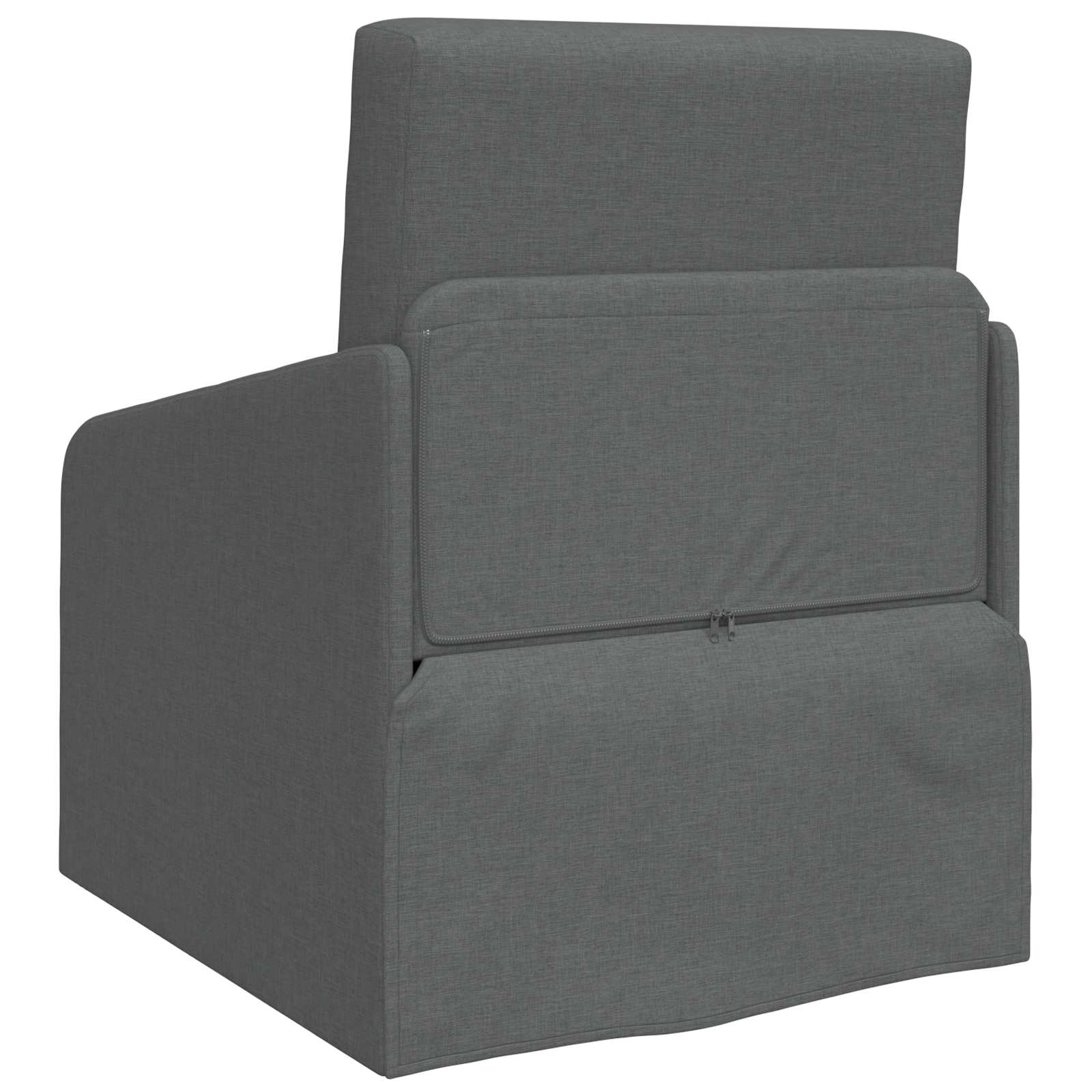 Sofa Bed Dark Grey 65 x 80 x 83 cm Fabric