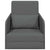 Sofa Bed Dark grey 65 x 80 x 83 cm Fabric