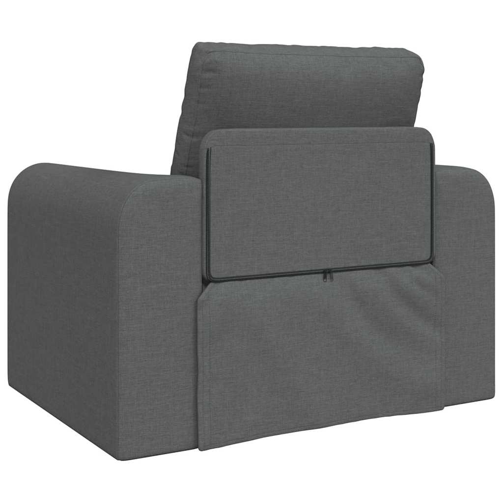 Sofa Bed Dark Grey 98 x 71 x 83 cm Fabric