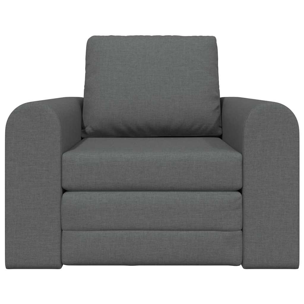 Sofa Bed Dark Grey 98 x 71 x 83 cm Fabric