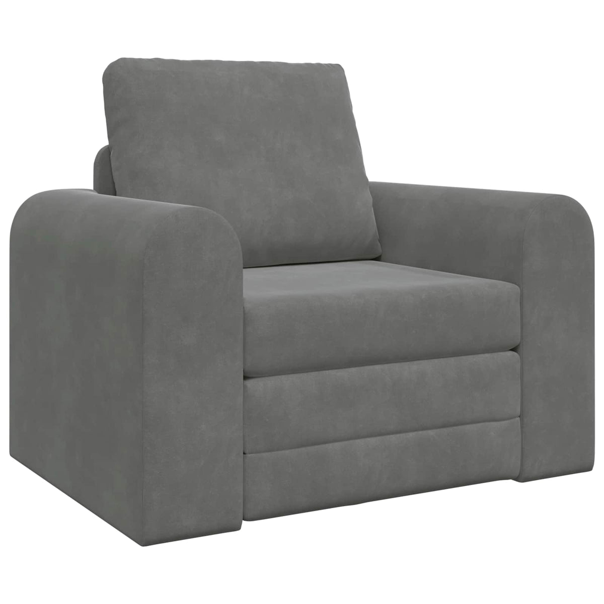 Sofa Bed Dark Grey 98 x 71 x 83 cm Velvet
