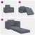Sofa Bed Dark grey 98 x 71 x 83 cm Velvet
