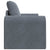 Sofa Bed Dark grey 98 x 71 x 83 cm Velvet
