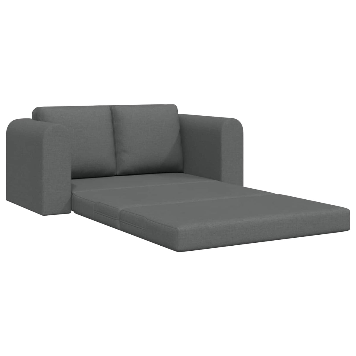Sofa Bed 60cm Dark Grey Fabric