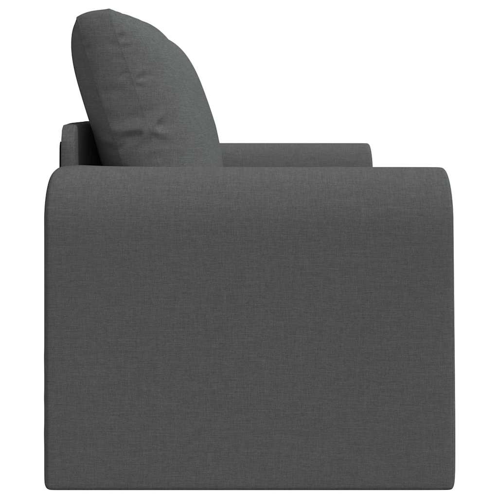 Sofa Bed Dark grey 148 x 71 x 83 cm Fabric