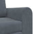 Sofa Bed Dark grey 148 x 71 x 83 cm Velvet