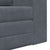 Sofa Bed Dark grey 148 x 71 x 83 cm Velvet