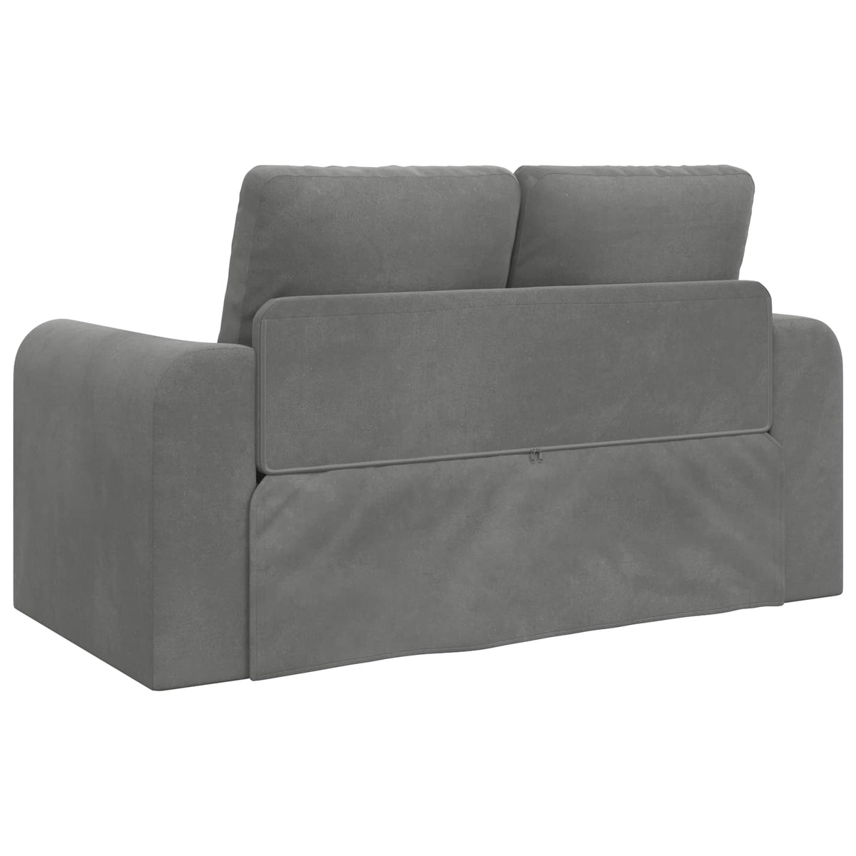 Sofa Bed Dark Grey 148 x 71 x 83 cm Velvet