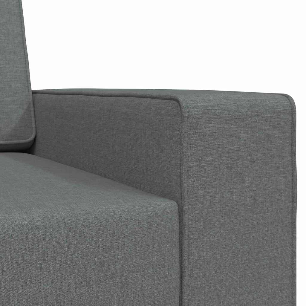 Floor Sofa Bed Dark Grey 245 x 78 x 77 cm Fabric