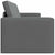 Floor Sofa Bed Dark Grey 245 x 78 x 77 cm Fabric