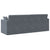 Floor Sofa Bed Dark Grey 213 x 76 x 77 cm Velvet