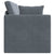 Floor Sofa Bed Dark Grey 213 x 76 x 77 cm Velvet