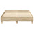 Bed Frame No Mattress Sonoma Oak 135x190 cm Engineered Wood