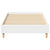 Bed Frame No Mattress White 90x190 cm Engineered Wood